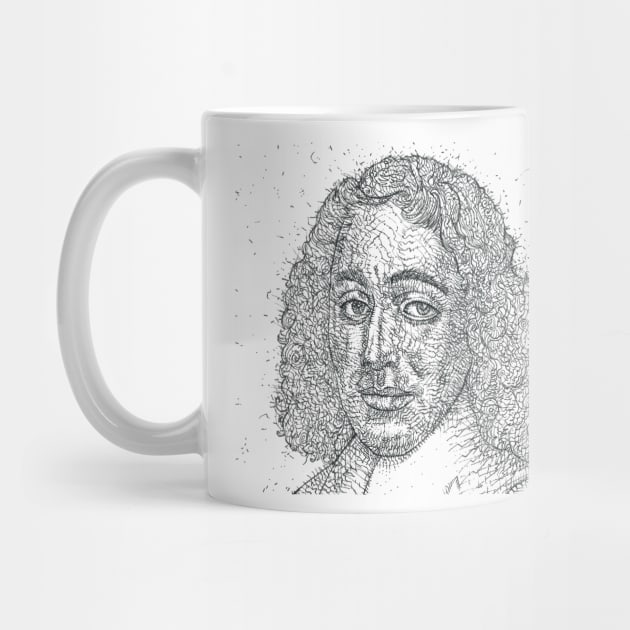 BARUCH SPINOZA - ink portrait by lautir